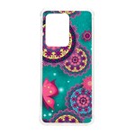 Floral Pattern, Abstract, Colorful, Flow Samsung Galaxy S20 Ultra 6.9 Inch TPU UV Case