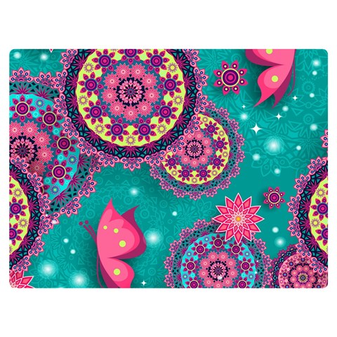 Floral Pattern, Abstract, Colorful, Flow Premium Plush Fleece Blanket (Extra Small) from ArtsNow.com 40 x30  Blanket Front