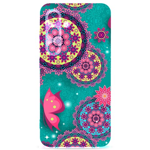 Floral Pattern, Abstract, Colorful, Flow Samsung Galaxy S24 6.2 Inch Black TPU UV Case from ArtsNow.com Front