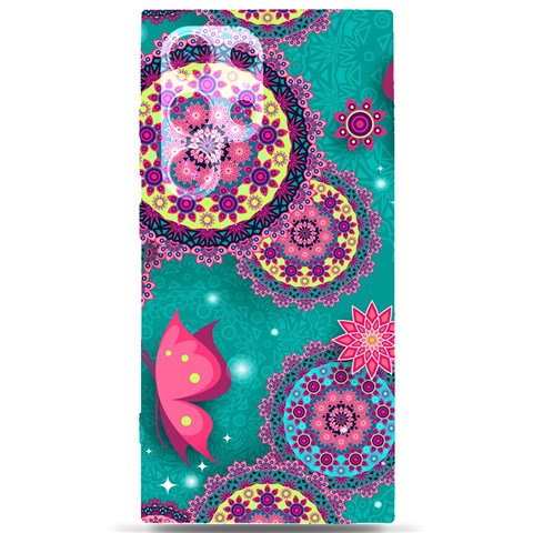 Floral Pattern, Abstract, Colorful, Flow Samsung Galaxy S24 Ultra 6.9 Inch Black TPU UV Case from ArtsNow.com Front