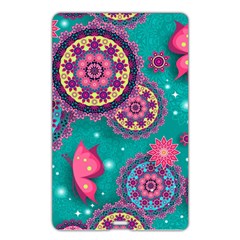 Floral Pattern, Abstract, Colorful, Flow Name Card Style USB Flash Drive from ArtsNow.com Back