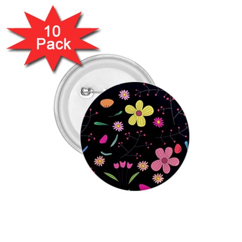 Foliage Pattern, Adorable Beautiful 1.75  Buttons (10 pack) from ArtsNow.com Front