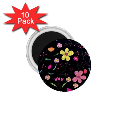 Foliage Pattern, Adorable Beautiful 1.75  Magnets (10 pack)  from ArtsNow.com Front