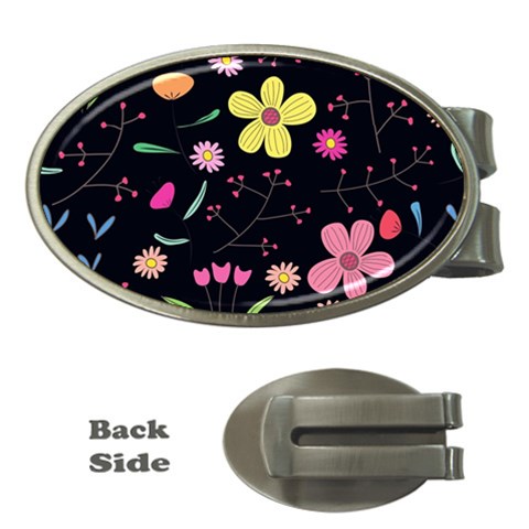 Foliage Pattern, Adorable Beautiful Money Clips (Oval)  from ArtsNow.com Front