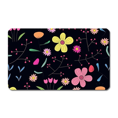 Foliage Pattern, Adorable Beautiful Magnet (Rectangular) from ArtsNow.com Front