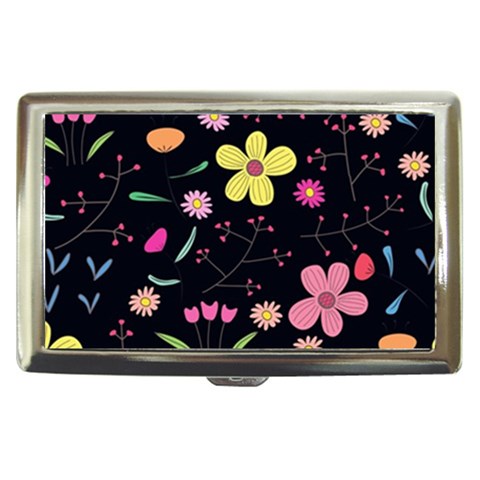 Foliage Pattern, Adorable Beautiful Cigarette Money Case from ArtsNow.com Front