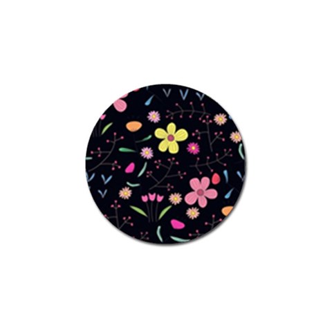 Foliage Pattern, Adorable Beautiful Golf Ball Marker from ArtsNow.com Front