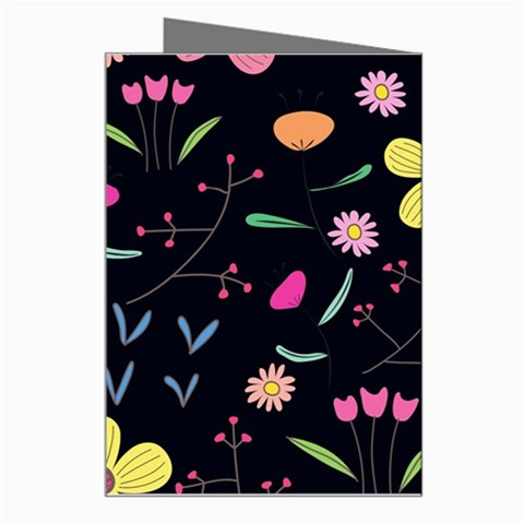 Foliage Pattern, Adorable Beautiful Greeting Card from ArtsNow.com Right