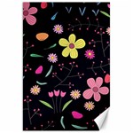 Foliage Pattern, Adorable Beautiful Canvas 20  x 30 