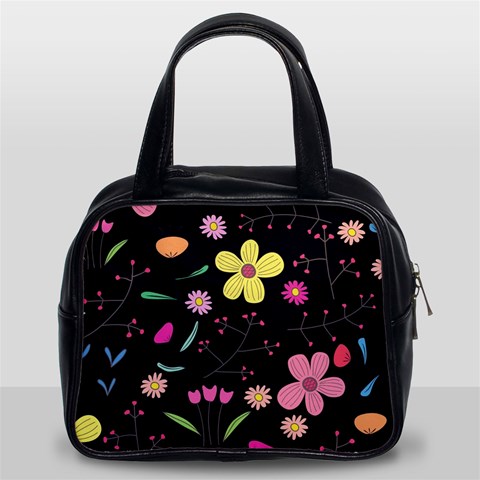 Foliage Pattern, Adorable Beautiful Classic Handbag (Two Sides) from ArtsNow.com Front