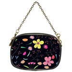 Foliage Pattern, Adorable Beautiful Chain Purse (Two Sides)