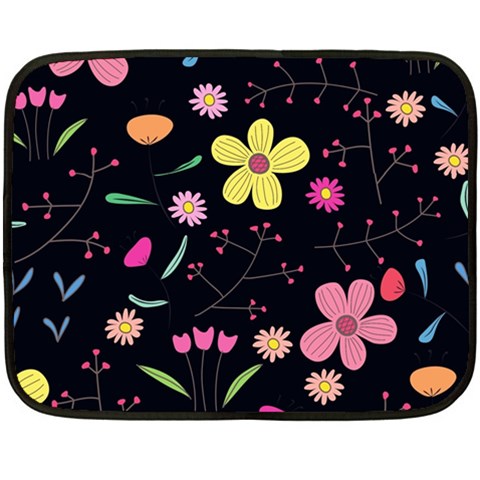 Foliage Pattern, Adorable Beautiful Fleece Blanket (Mini) from ArtsNow.com 35 x27  Blanket