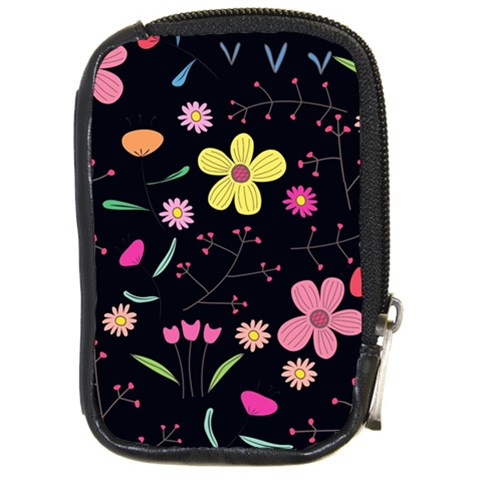 Foliage Pattern, Adorable Beautiful Compact Camera Leather Case from ArtsNow.com Front