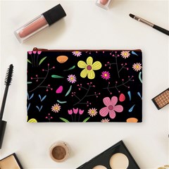 Foliage Pattern, Adorable Beautiful Cosmetic Bag (Medium) from ArtsNow.com Front