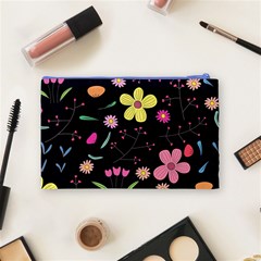 Foliage Pattern, Adorable Beautiful Cosmetic Bag (Medium) from ArtsNow.com Back