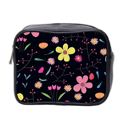 Foliage Pattern, Adorable Beautiful Mini Toiletries Bag (Two Sides) from ArtsNow.com Front