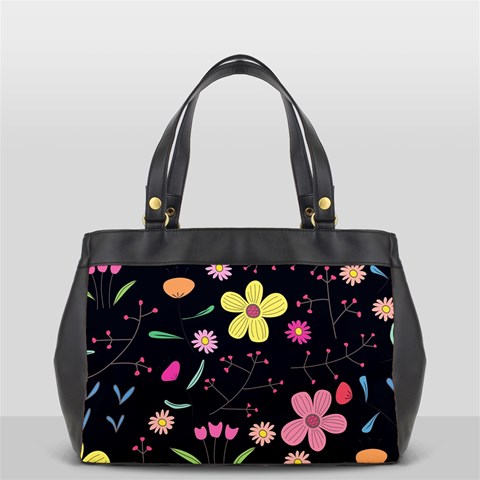 Foliage Pattern, Adorable Beautiful Oversize Office Handbag from ArtsNow.com Front