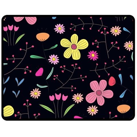 Foliage Pattern, Adorable Beautiful Fleece Blanket (Medium) from ArtsNow.com 60 x50  Blanket Front