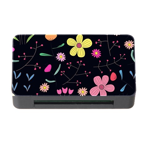 Foliage Pattern, Adorable Beautiful Memory Card Reader with CF from ArtsNow.com Front