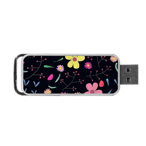 Foliage Pattern, Adorable Beautiful Portable USB Flash (One Side) from ArtsNow.com Front