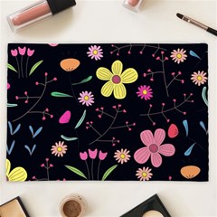 Foliage Pattern, Adorable Beautiful Cosmetic Bag (XXL) from ArtsNow.com Back