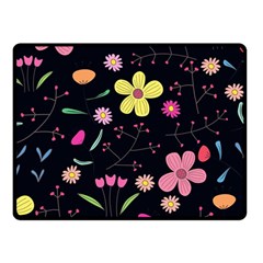 Foliage Pattern, Adorable Beautiful Two Sides Fleece Blanket (Small) from ArtsNow.com 45 x34  Blanket Front