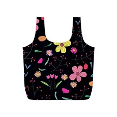 Foliage Pattern, Adorable Beautiful Full Print Recycle Bag (S) from ArtsNow.com Front