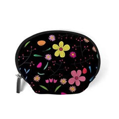 Foliage Pattern, Adorable Beautiful Accessory Pouch (Small) from ArtsNow.com Back