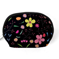 Foliage Pattern, Adorable Beautiful Accessory Pouch (Medium) from ArtsNow.com Back