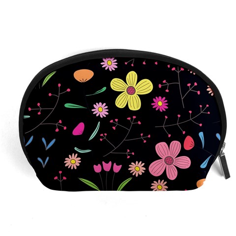 Foliage Pattern, Adorable Beautiful Accessory Pouch (Large) from ArtsNow.com Front