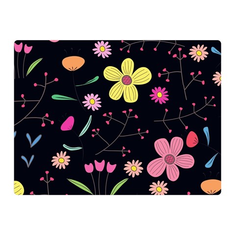 Foliage Pattern, Adorable Beautiful Two Sides Premium Plush Fleece Blanket (Mini) from ArtsNow.com 35 x27  Blanket Front