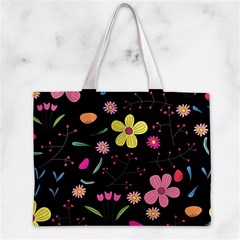 Foliage Pattern, Adorable Beautiful Zipper Mini Tote Bag from ArtsNow.com Front