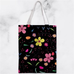 Foliage Pattern, Adorable Beautiful Zipper Classic Tote Bag from ArtsNow.com Back