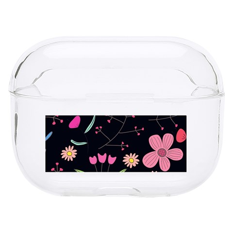 Foliage Pattern, Adorable Beautiful Hard PC AirPods Pro Case from ArtsNow.com Front