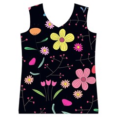 Foliage Pattern, Adorable Beautiful Women s Basketball Tank Top from ArtsNow.com Front