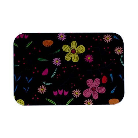 Foliage Pattern, Adorable Beautiful Open Lid Metal Box (Silver)   from ArtsNow.com Front