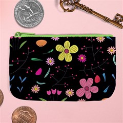 Foliage Pattern, Adorable Beautiful Large Coin Purse from ArtsNow.com Front