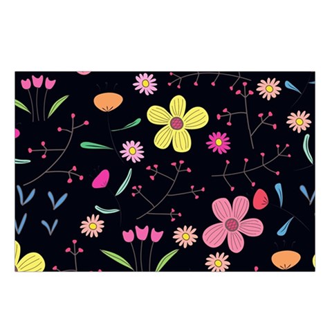 Foliage Pattern, Adorable Beautiful Waist Pouch (Large) from ArtsNow.com Loop