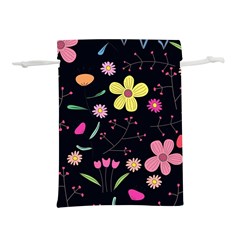 Foliage Pattern, Adorable Beautiful Lightweight Drawstring Pouch (M) from ArtsNow.com Back