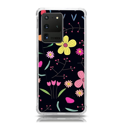 Foliage Pattern, Adorable Beautiful Samsung Galaxy S20 Ultra 6.9 Inch TPU UV Case from ArtsNow.com Front