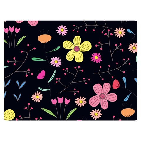 Foliage Pattern, Adorable Beautiful Two Sides Premium Plush Fleece Blanket (Baby Size) from ArtsNow.com 40 x30  Blanket Back