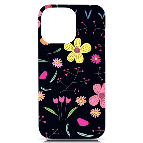 Foliage Pattern, Adorable Beautiful iPhone 14 Pro Max Black UV Print Case from ArtsNow.com Front