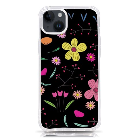 Foliage Pattern, Adorable Beautiful iPhone 14 Plus TPU UV Print Case from ArtsNow.com Front