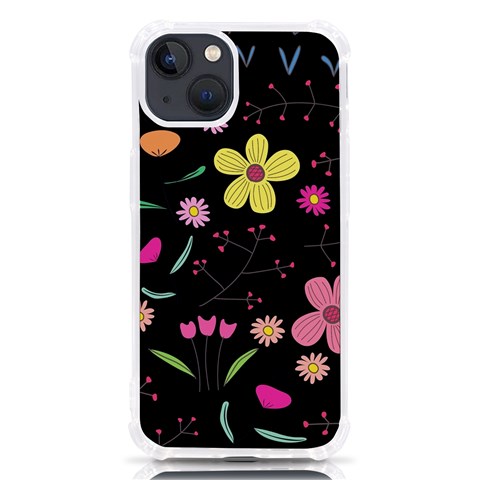 Foliage Pattern, Adorable Beautiful iPhone 13 TPU UV Print Case from ArtsNow.com Front