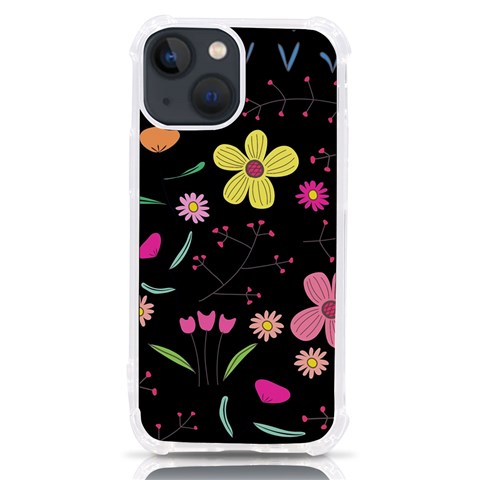 Foliage Pattern, Adorable Beautiful iPhone 13 mini TPU UV Print Case from ArtsNow.com Front