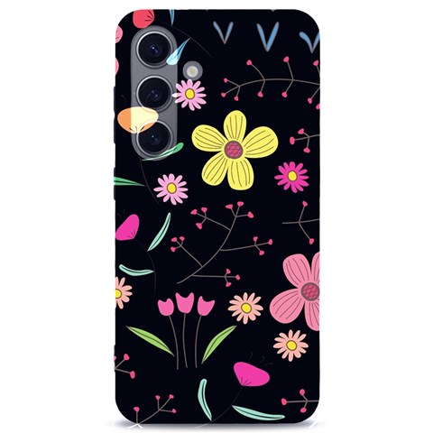 Foliage Pattern, Adorable Beautiful Samsung Galaxy S24 6.2 Inch Black TPU UV Case from ArtsNow.com Front