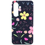 Foliage Pattern, Adorable Beautiful Samsung Galaxy S24 6.2 Inch Black TPU UV Case