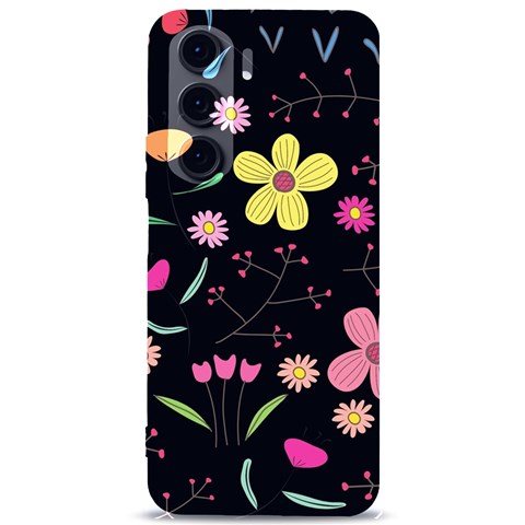 Foliage Pattern, Adorable Beautiful Samsung Galaxy S24 Plus 6.7 Inch Black TPU UV Case from ArtsNow.com Front