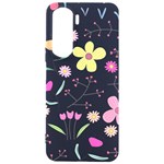 Foliage Pattern, Adorable Beautiful Samsung Galaxy S24 Plus 6.7 Inch Black TPU UV Case