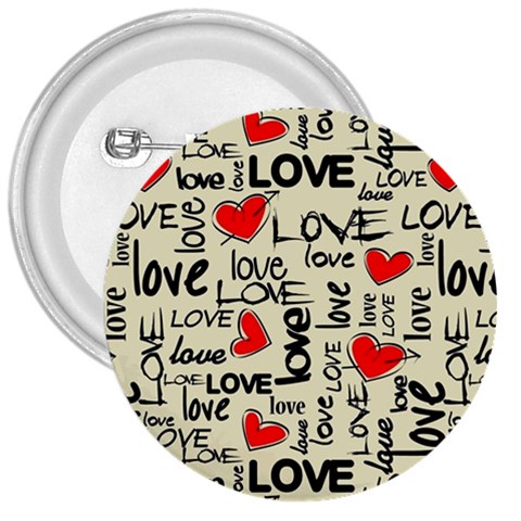 Love Abstract Background Love Textures 3  Buttons from ArtsNow.com Front